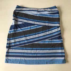 J McLaughlin Nicola Layered Skirt Blues M